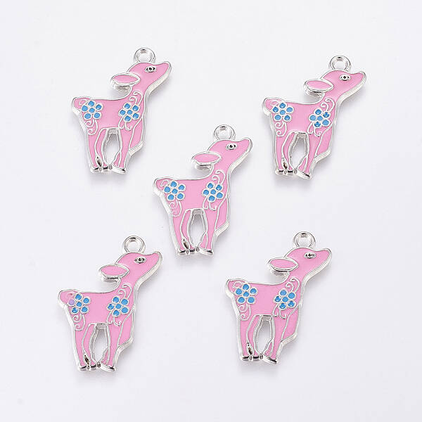 Alloy Enamel Pendants