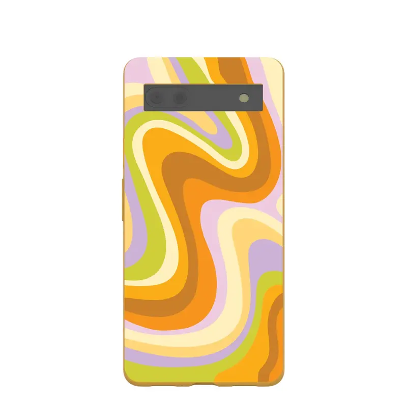 Honey Psychedelic Wave Google Pixel 6a Case