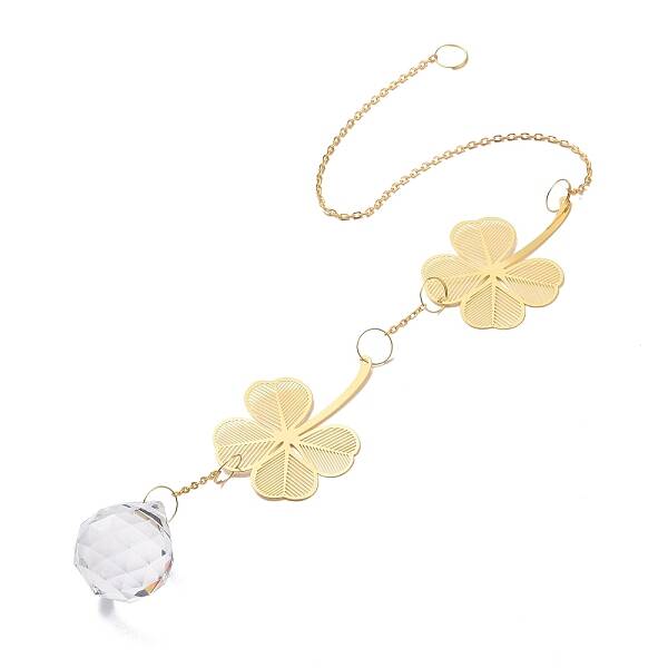 Faceted Glass Sun Catcher Pendant Decorations