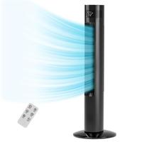 R.W.FLAME Tower Fan, Oscillation fan with Remote Control, Standing fan for office, 3 Wind Modes, Time Settings, Portable Blad...