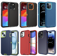 Rugged Defender Phone Case Compatible With iPhone 16 / 16E / 15 / 14 / 13 / 12 / 11 / Plus / Pro / Pro Max / Cover Shockproof