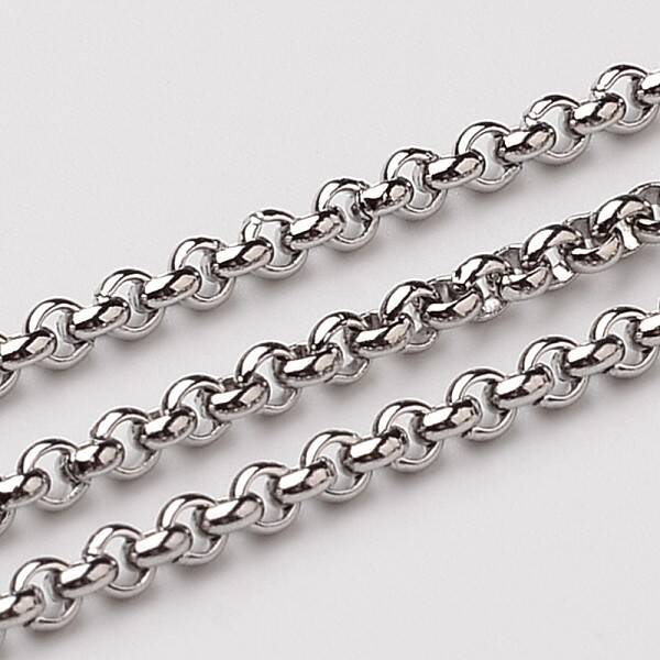 Tarnish Resistant 304 Stainless Steel Rolo Chains