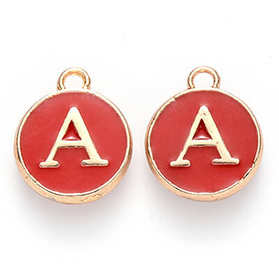 Golden Plated Alloy Enamel Charms