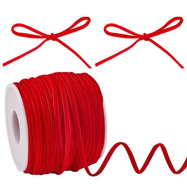 50 Yards Single Face Velvet Ribbon