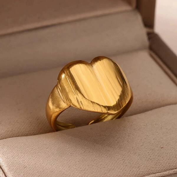304 Stainless Steel Open Cuff Ring for Women