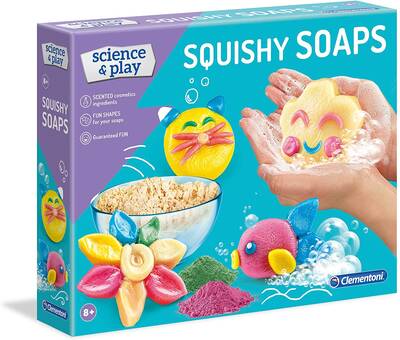 Clementoni, Science & Play, Soft soaps, for girls, 8+ years