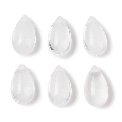 Transparent Glass Charms