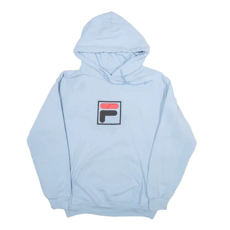 FILA Hoodie Blue Pullover Womens S