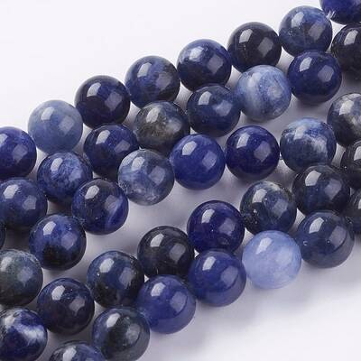 Natural Sodalite Beads Strands