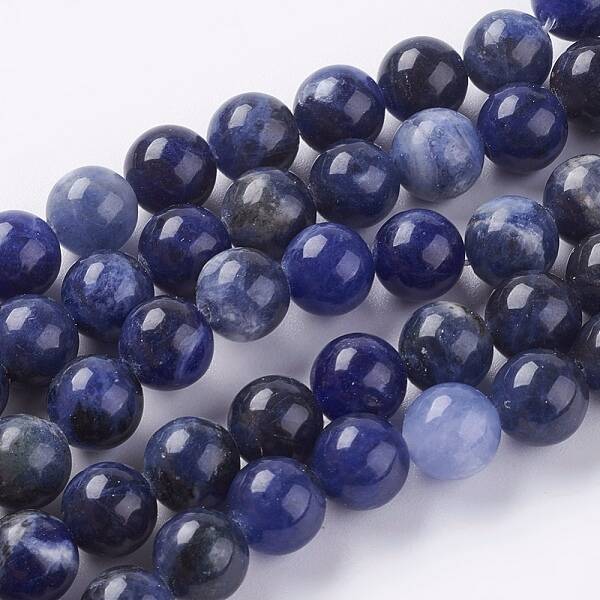 Natural Sodalite Beads Strands