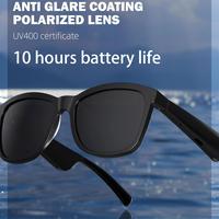 Wireless 5.3 audio glasses, smart sunglasse,10-hour battery life, calling, music controller, wake up assistant, Polarized len...