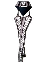 Women's Cut Out Suspender Fishnet Tights, Sexy Hollow Out Pantyhose, Summer Wear 2024, Lady Bottoms for All Seasons