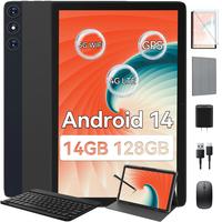 Android 14 Tablet, 128GB+14(8+6 Expand)GB, 10 inch 4G Phone, 5G WIFI+Cellular, Octa-Core, Dual Sim Card Slot, 13MP Camera,GPS...