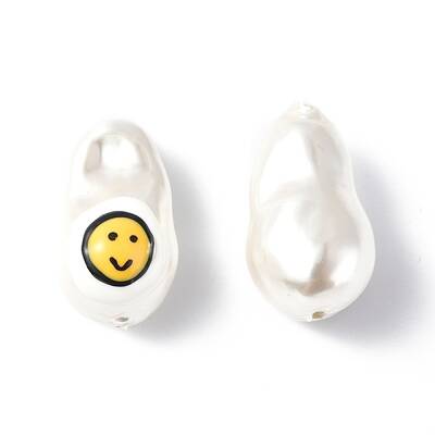 Shell Enamel Beads
