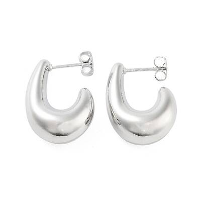 Brass Stud Earrings