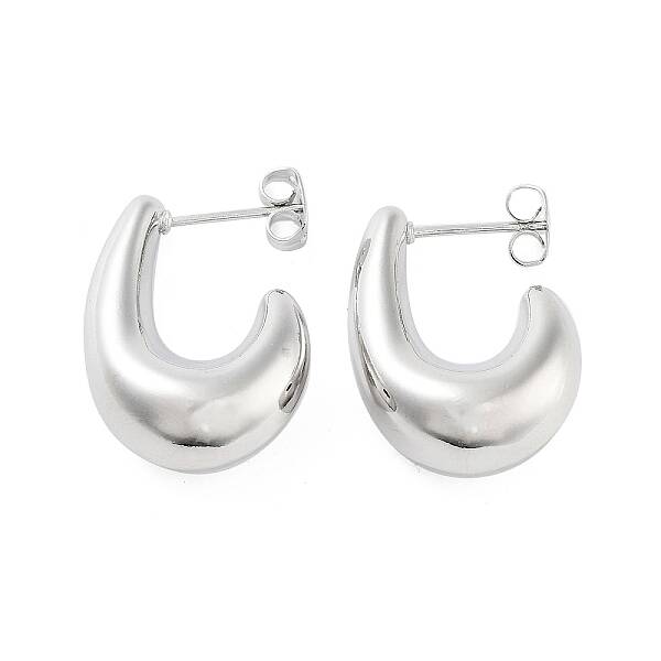 Brass Stud Earrings