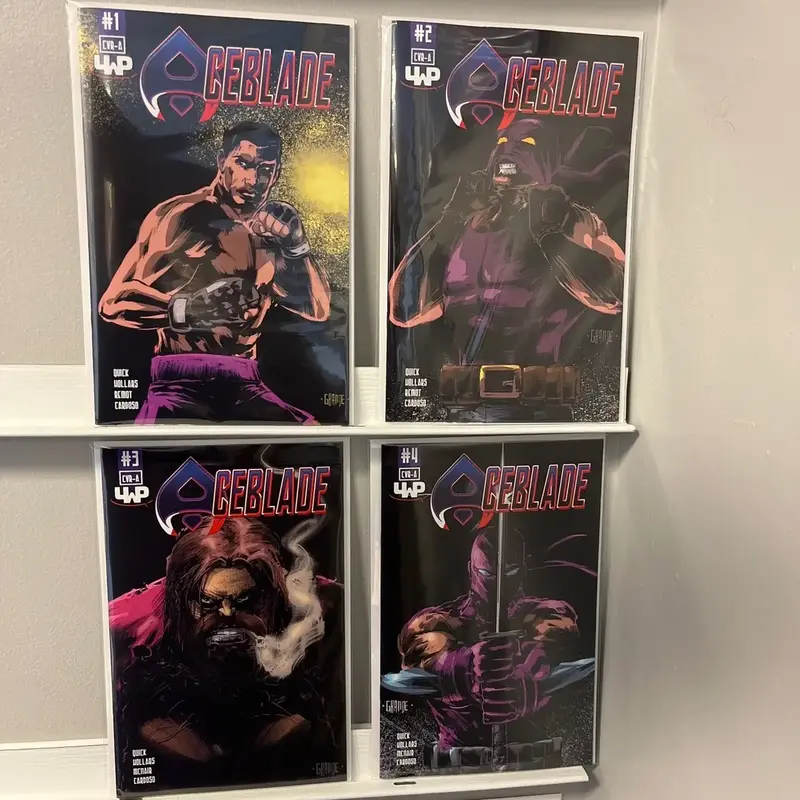 Aceblade 1-4 Comics Bundle Soft