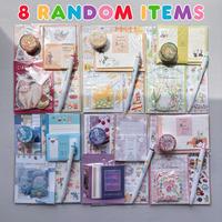 Mind Wave BGM & More Authentic Japanese Stationery Color Grab Bags - 8 Random Items Per Bag with Stickers and Stationery - Of...