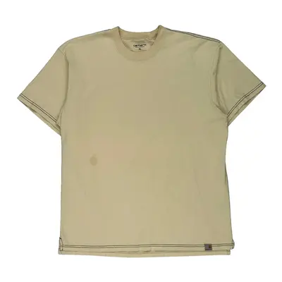 Carhartt T-Shirt - XL Beige Cotton