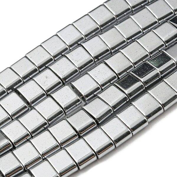 Electroplated Non-magnetic Synthetic Hematite Beads Strands