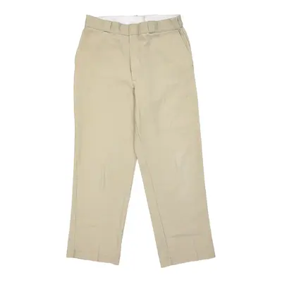 Dickies Trousers - 35W 30L Beige Polyester Blend