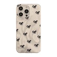 Quicksand element acrylic Black Bow Pattern Phone Case,Luxury Phone Cover,Shockproof Phonecase,Phone Accessories for iphone 1...