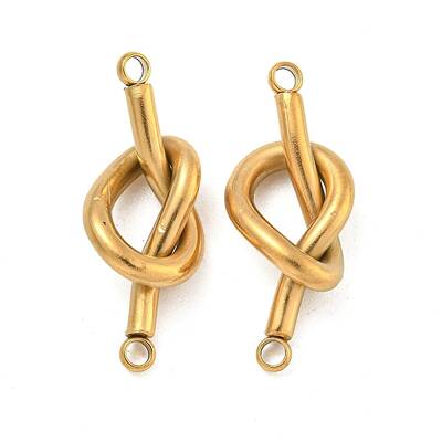 304 Stainless Steel Knot Links Connector Charms