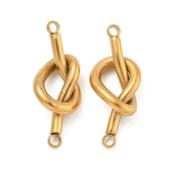 304 Stainless Steel Knot Links Connector Charms