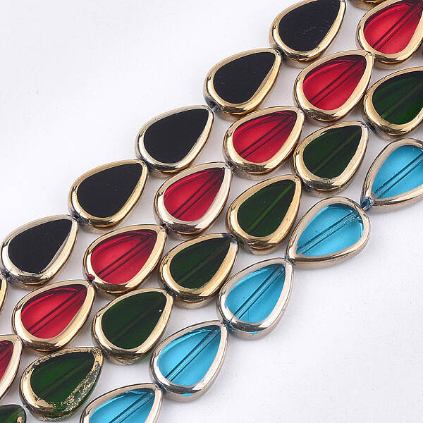 Electroplate Glass Beads Strands