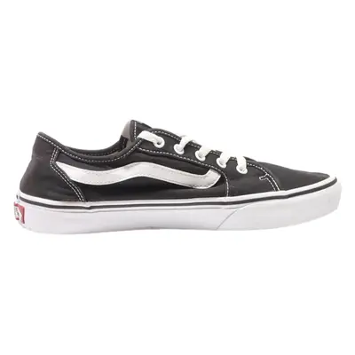 VANS Low Top Trainers Black Canvas Womens UK 7.5
