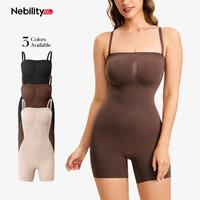 Nebility Women's 2 Piece  Bodysuits for women Seamless Comfortable Shapewear Crew Neck Square Neck Sleeveless Womenswear