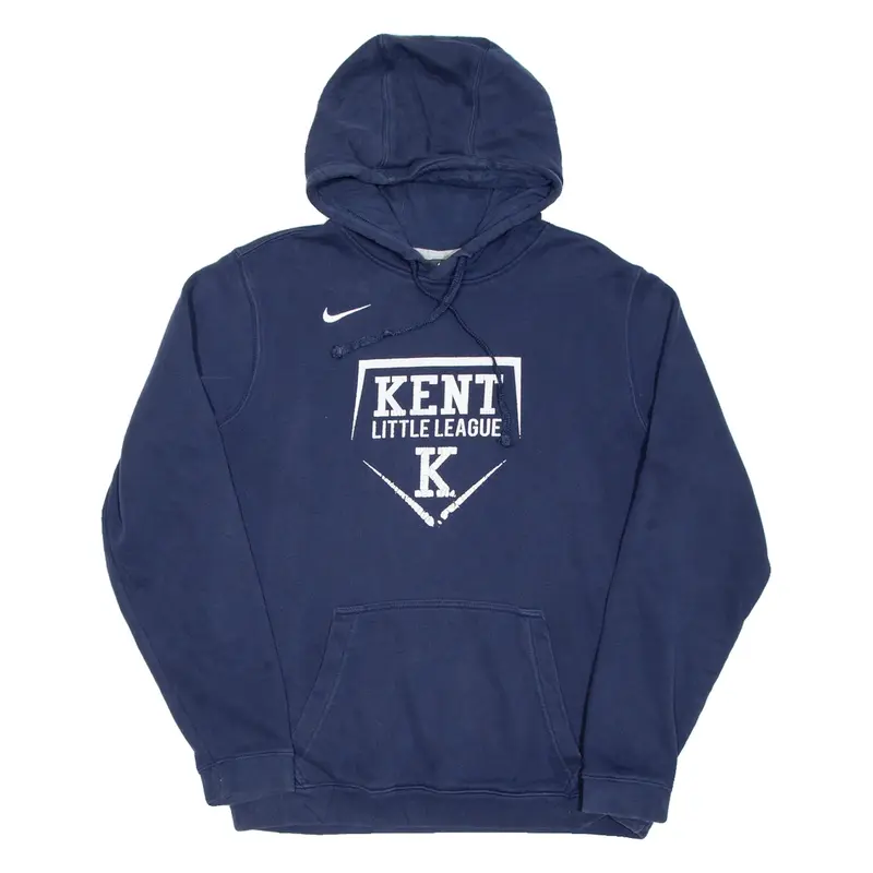 NIKE Mens Blue Hoodie USA S