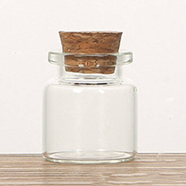 Glass Cork Bottles Ornament