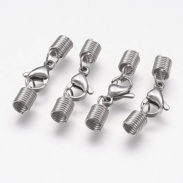 Tarnish Resistant 304 Stainless Steel Cord Ends