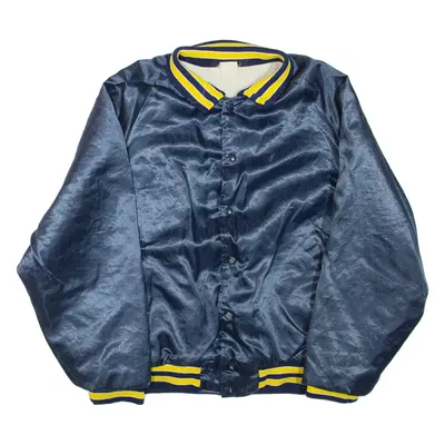 Mens Bomber Jacket Blue XL