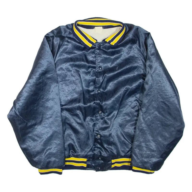 Mens Bomber Jacket Blue XL