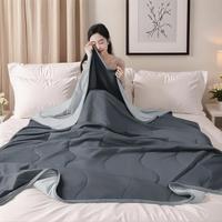 Cooling Blanket, 1 Count Soft Comfortable Cooling Blanket, Air Conditioning Blanket, Washable Bedding Supplies for Home Offic...
