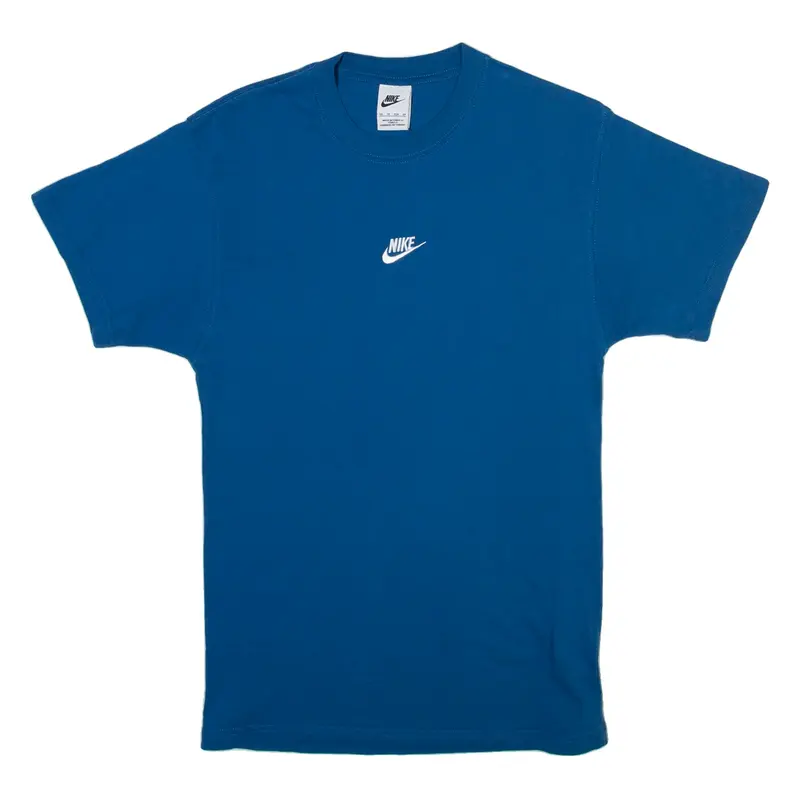 NIKE Mens T-Shirt Blue XS