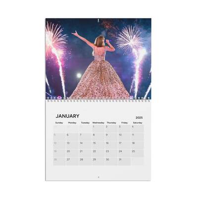 Swiftie Wall Calendar,eras Tour Calendar,swift Calendar,swiftie Gift,pop Star Calendar