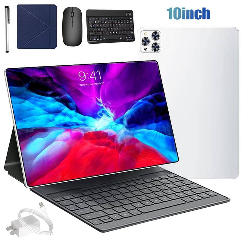 10.1 Inch Android 15 Tablet - 4GB RAM, 64GB Storage, Dual SIM, 1280x800 IPS Display, 5MP13MP Camera, 5000mAh Battery,wit