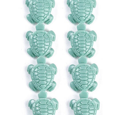 Synthetic Coral Carved Beads Strands