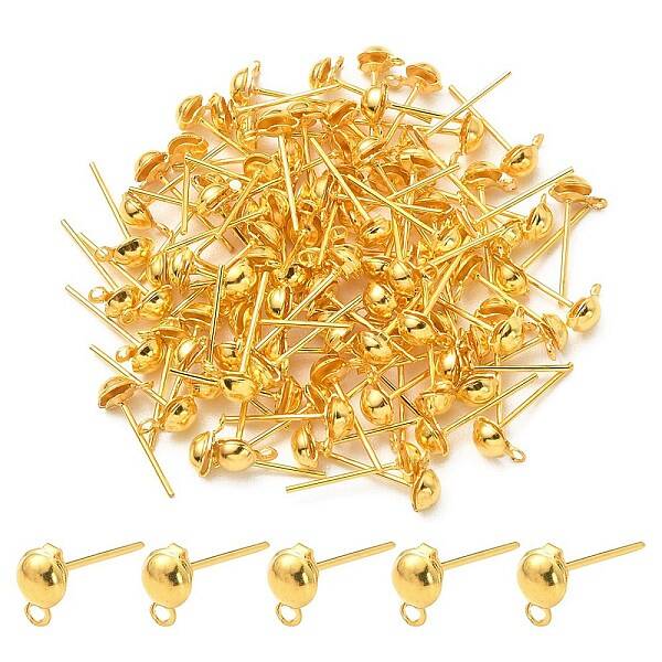 Iron Stud Earring Findings