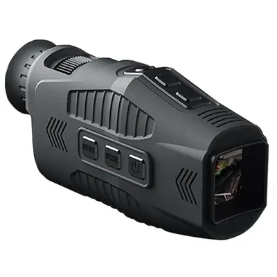 Hd 1080p Night Vision Monocular, Day Night Use Photo Video Taking 4x Digital Zoom Monocular for Camping Animal Observation, N...