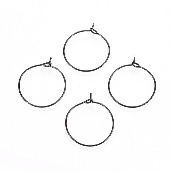 316L Surgical Stainless Steel Hoop Earring Findings