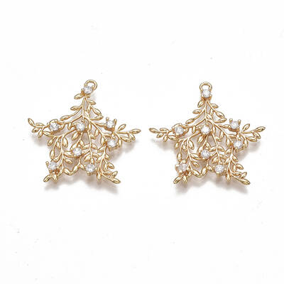 Brass Filigree Pendants