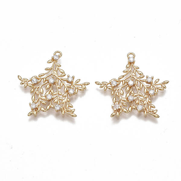 Brass Filigree Pendants