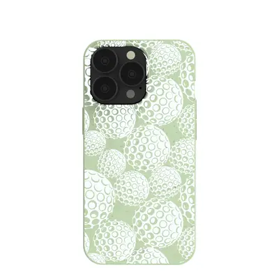 Sage Green Golf Balls iPhone 13 Pro Case