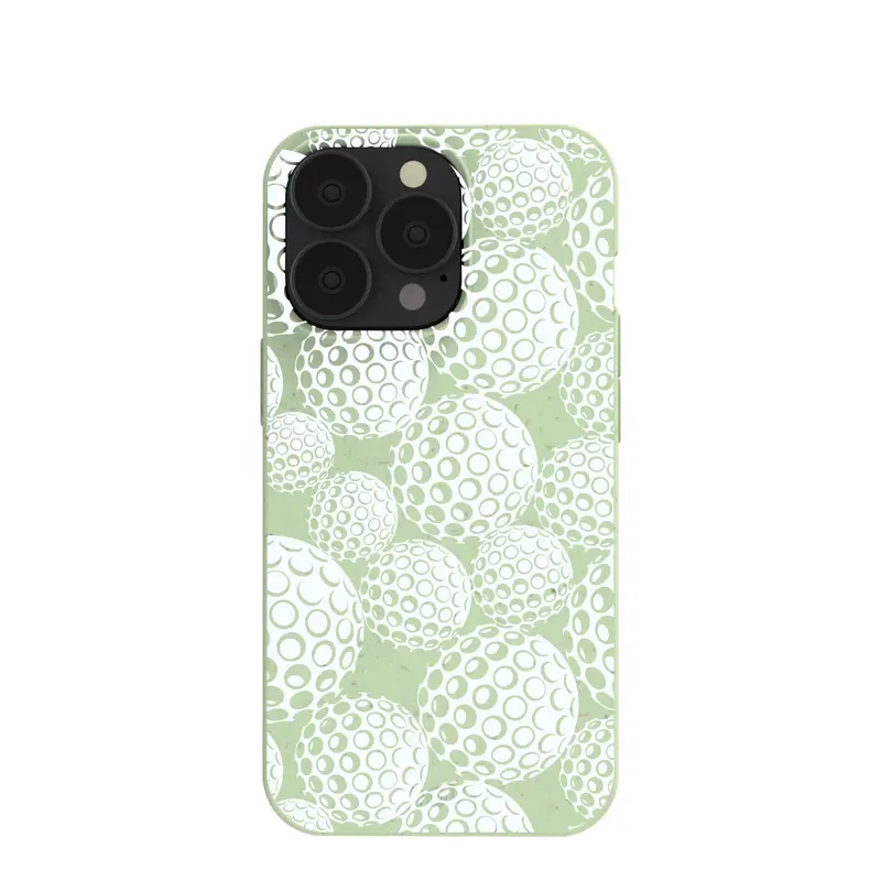 Sage Green Golf Balls iPhone 13 Pro Case