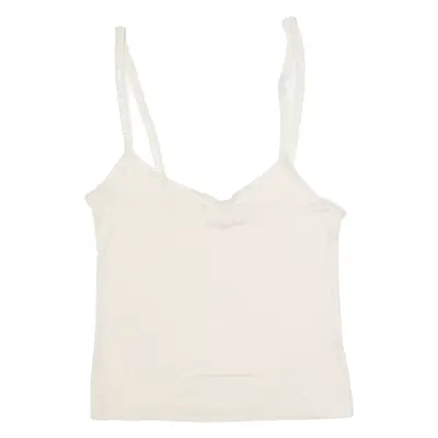 PHASE EIGHT Womens Camisole Top Beige V-Neck Sleeveless UK 14