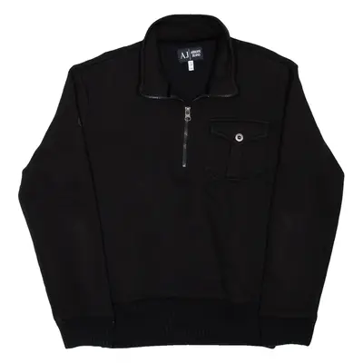 ARMANI JEANS Mens Sweatshirt Black 2XL